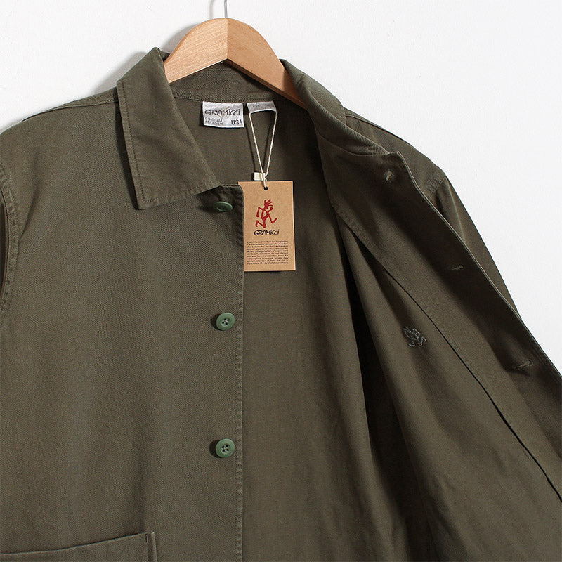 Gramicci Utility Jacket, Olive, Detail Shot 4