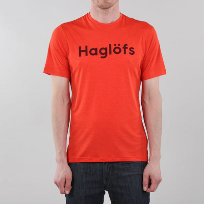 Haglofs Ridge T-shirt, Habanero, Detail Shot 1