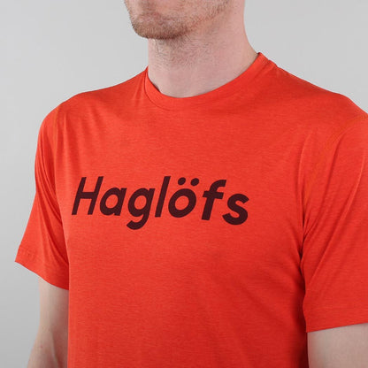 Haglofs Ridge T-shirt, Habanero, Detail Shot 2