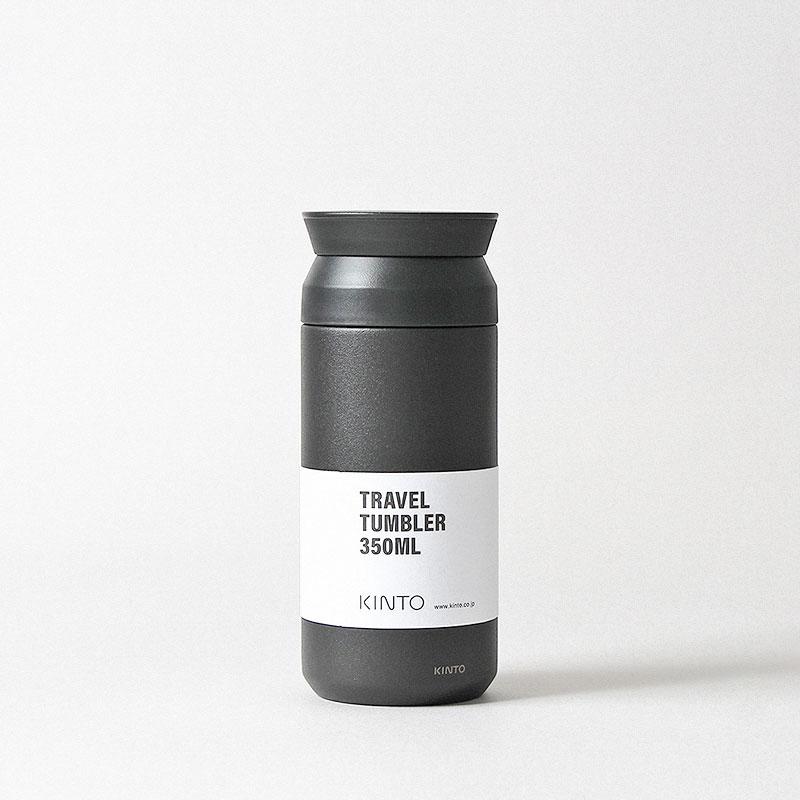 Kinto Travel Tumbler 350ml, Black, Detail Shot 1