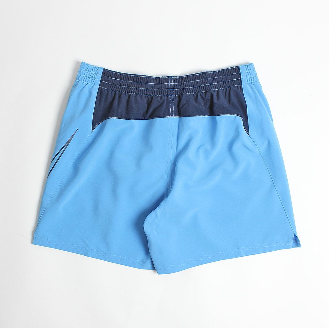 Nike Swim Perforated Swoosh 5" Shorts, University Blue, Detail Shot 2