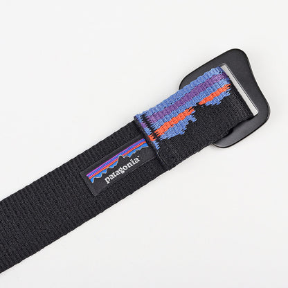 Patagonia Friction Belt, Fitz Roy Belt: Black, Detail Shot 2