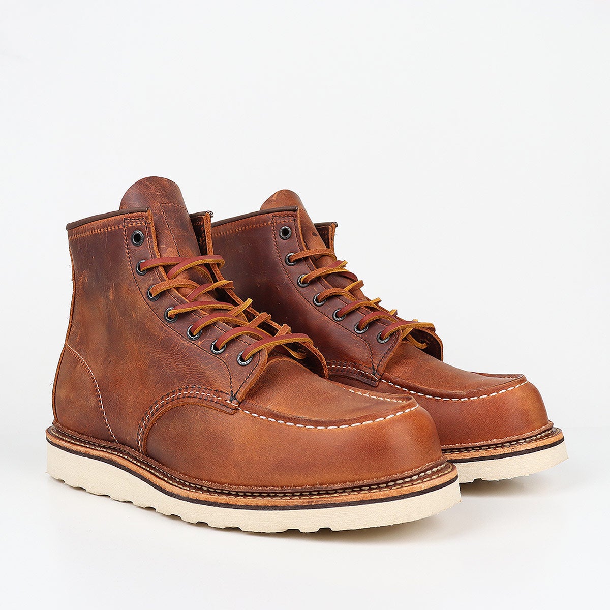 Red Wing Classic 6" Moc Toe Boot, Copper Rough & Tough Leather, Detail Shot 2
