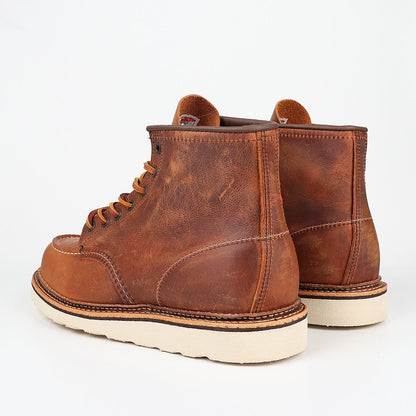 Red Wing Classic 6" Moc Toe Boot, Copper Rough & Tough Leather, Detail Shot 4