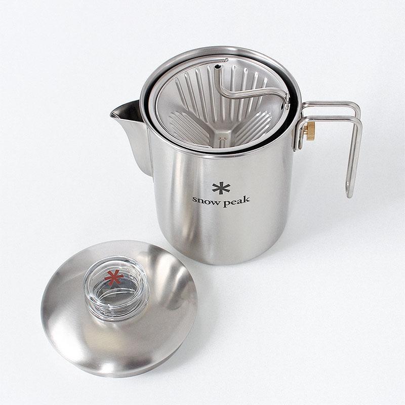 Snow Peak Field Coffee Master, Titanium, Detail Shot 6