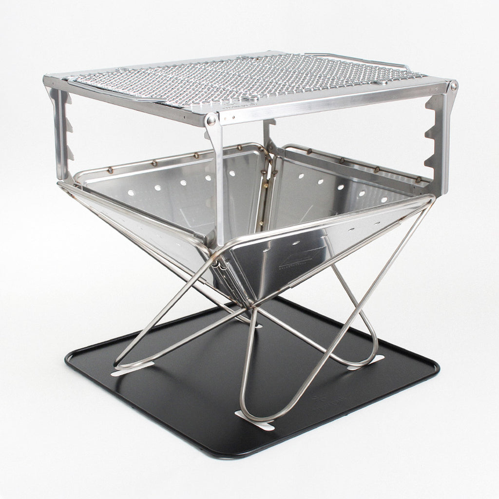 Snow Peak Takibi Fire & Grill Kit, Stainless Steel, Detail Shot 10