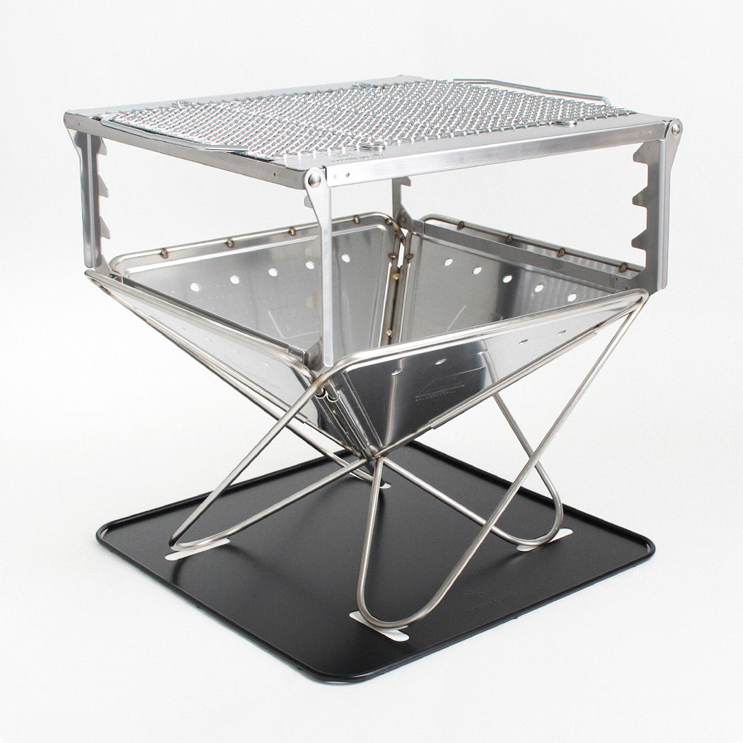 Snow Peak Takibi Fire & Grill Kit, Stainless Steel, Detail Shot 10