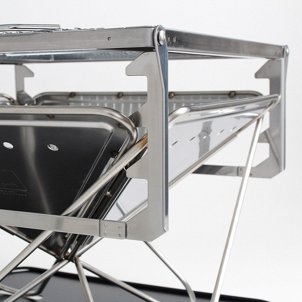 Snow Peak Takibi Fire & Grill Kit, Stainless Steel, Detail Shot 5
