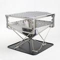 Snow Peak Takibi Fire & Grill Kit, Stainless Steel, Detail Shot 1
