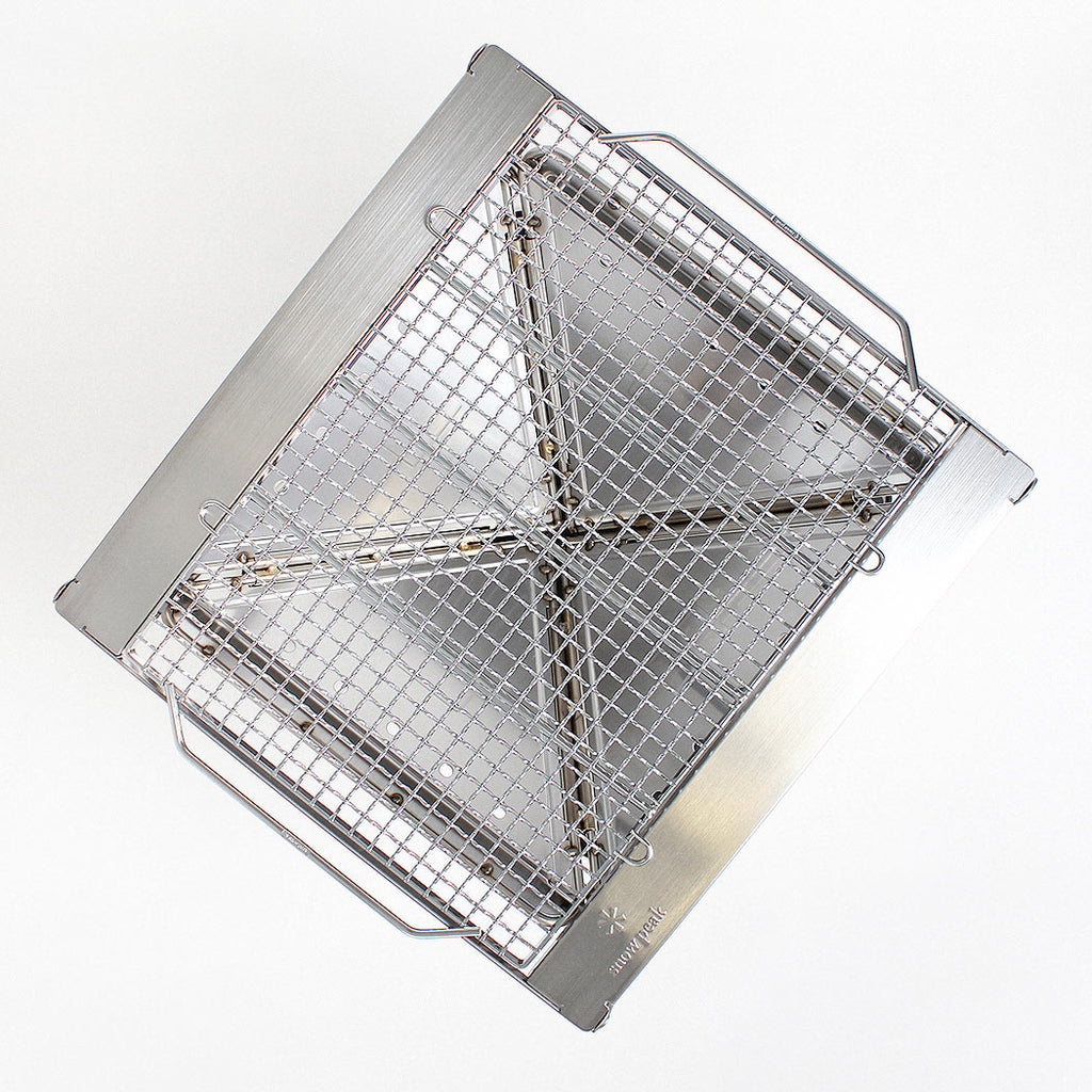 Snow Peak Takibi Fire & Grill Kit, Stainless Steel, Detail Shot 4