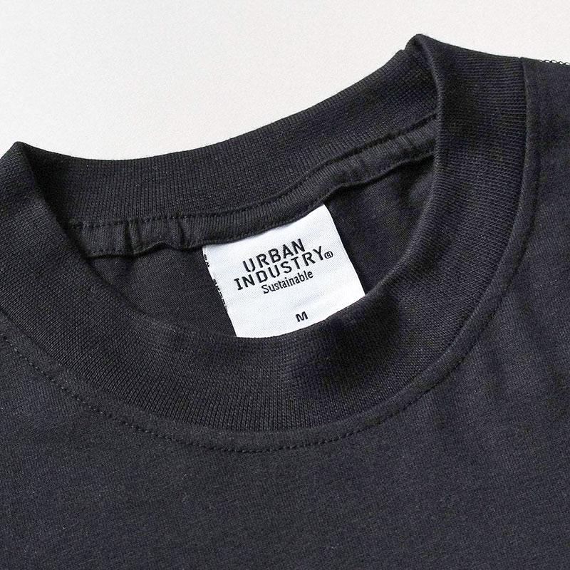 Urban Industry Organic T-Shirt 3-Pack, Black, Detail Shot 3