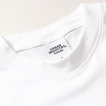 Urban Industry Organic T-Shirt 3-Pack, White, Detail Shot 3