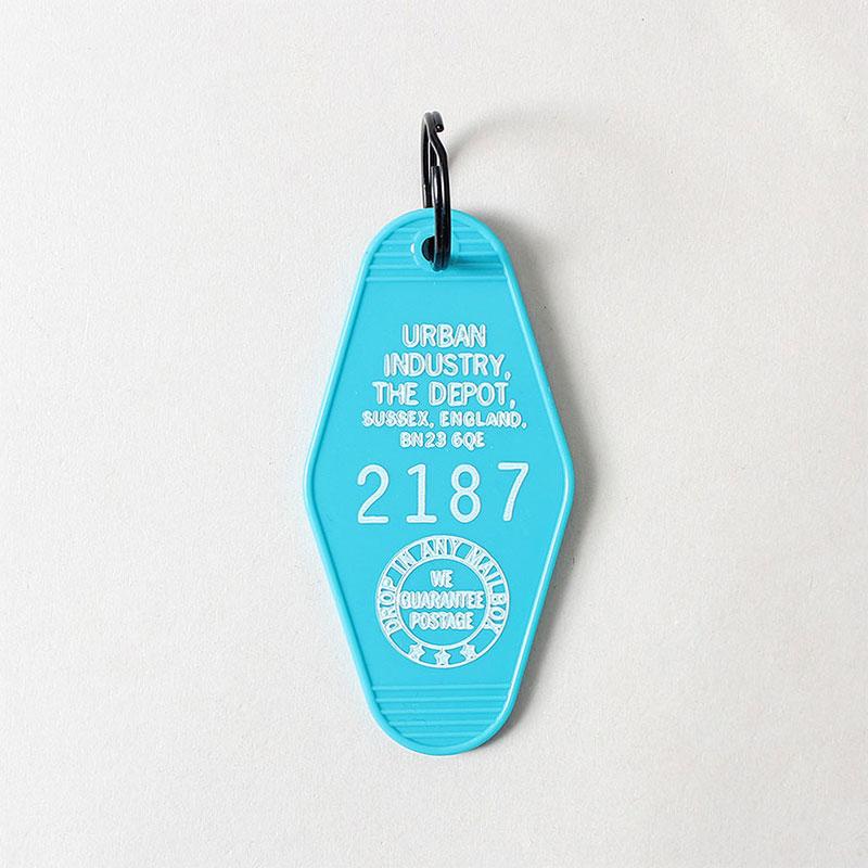 Urban Industry Vintage Hotel Key Fob, Skywalker Blue, Detail Shot 4