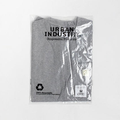Urban Industry Organic Beacon Pocket T-Shirt, Grey, Detail Shot 5