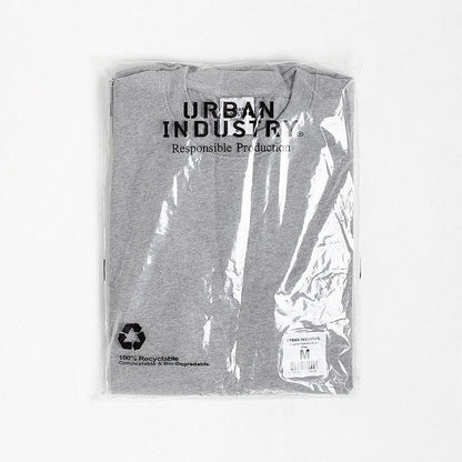 Urban Industry Organic T-Shirt 3-Pack, Grey, Detail Shot 2