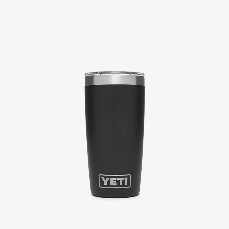 YETI Rambler 10oz Tumbler, Black, Detail Shot 1
